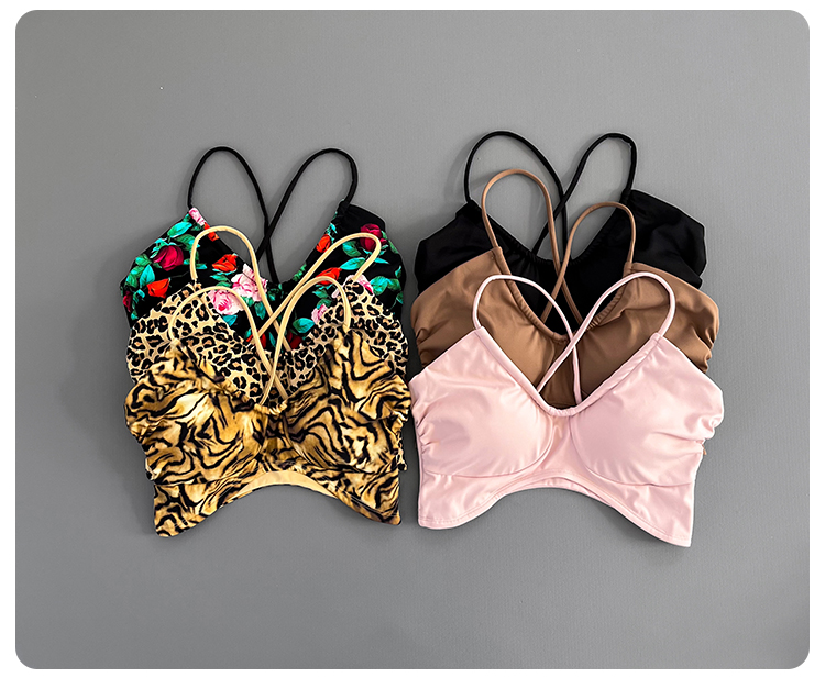Aquatic Sports Bra - Dames sportbeha met gekruiste rug, dunne